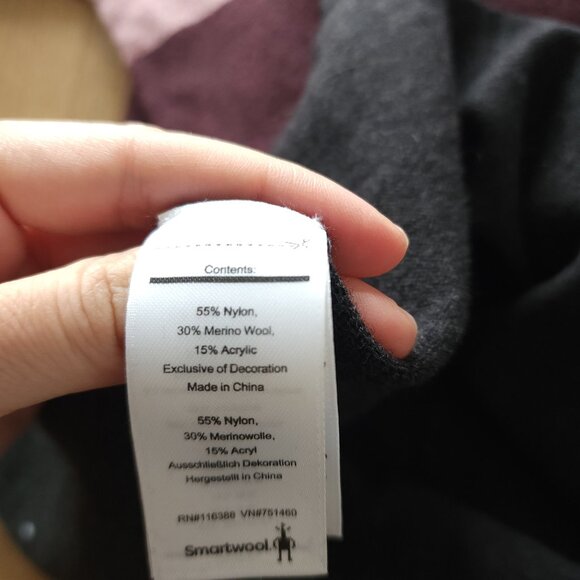 Smartwool Pink Burgundy Colorblock sweater, Wool blend - Picture 10 of 10